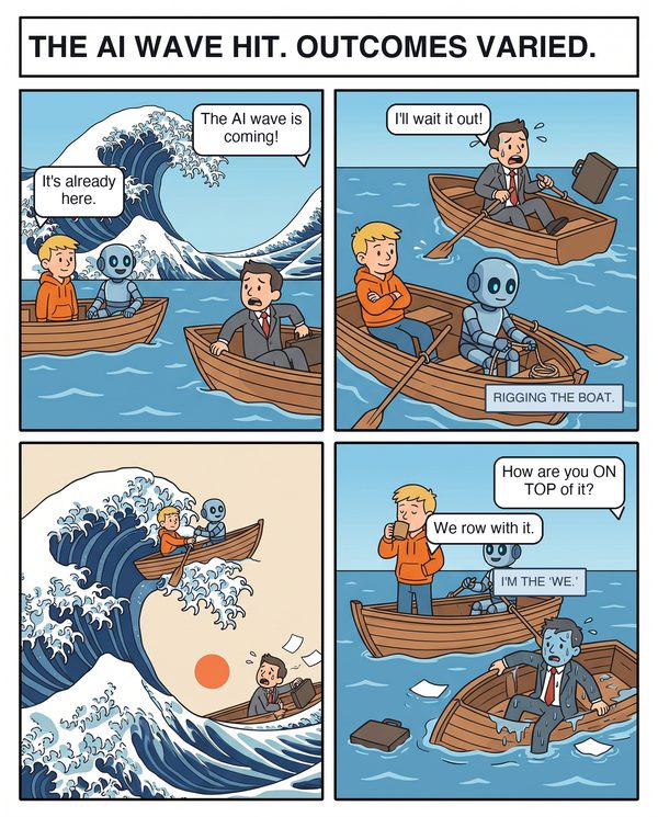 Mostly Working No. 19: The AI Wave Hit. Outcomes Varied.